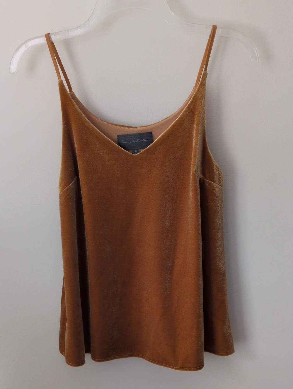 Anthropologie Sunday in Brooklyn Velvet Cami